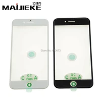 maijieke wholesale 10pcs for iphone 88 plus front screen outer glass with middle frame bezeloca film replacement parts dhl ems