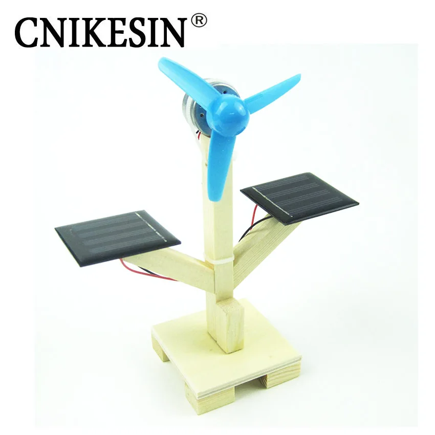 CNIKESIN DIY наборы солнечный вентилятор ручной сборки Tech небольших производств -