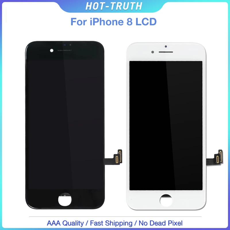 1 шт. сенсорный ЖК экран AAA + для iPhone 8 Plus 100% протестированный без битых пикселей