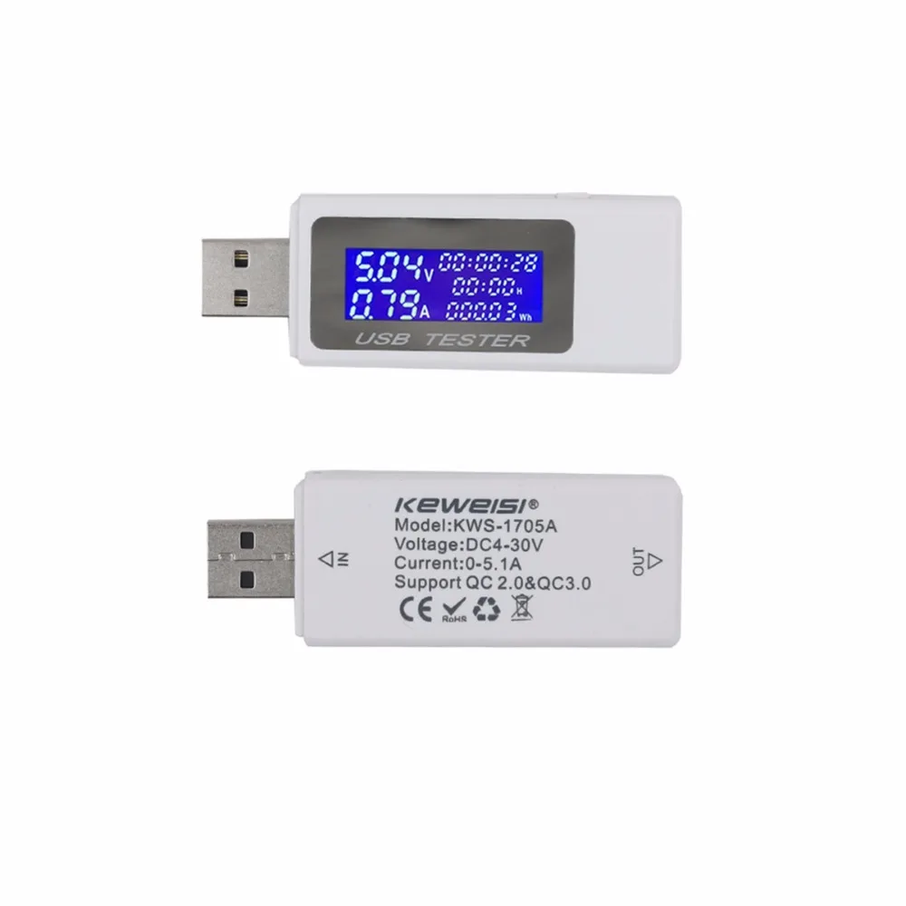 9 в 1 цифровой вольтметр Амперметр электрические мощность USB ёмкость Напряжение
