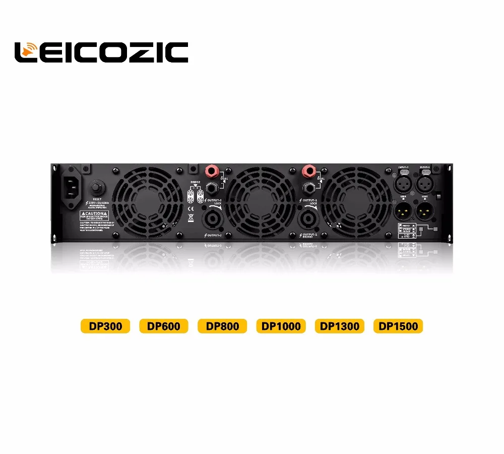 Leicozic DP1500 усилитель высокой мощности 1520 Вт+ 1520 Вт RMS 8 Ом профессиональный усилитель сабвуфера AMP стерео линейный массив усилителей
