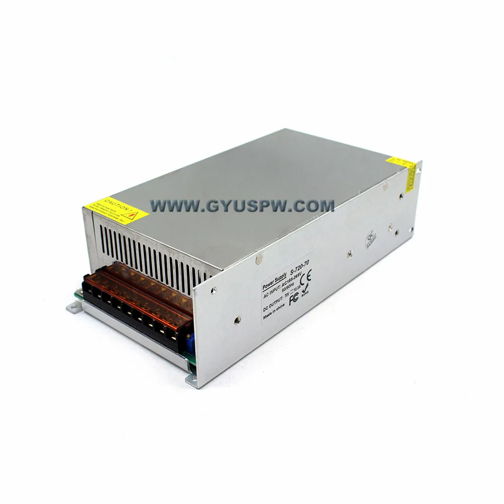 Выключатель питания DC70V 10.3A 720 Вт источник трансформатор 220 В AC DC SMPS для станка с
