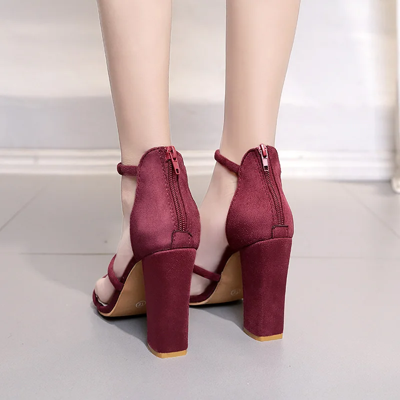 Сандалии импортные товары обувь на высоком каблуке большие размеры|high-heeled shoes|shoes