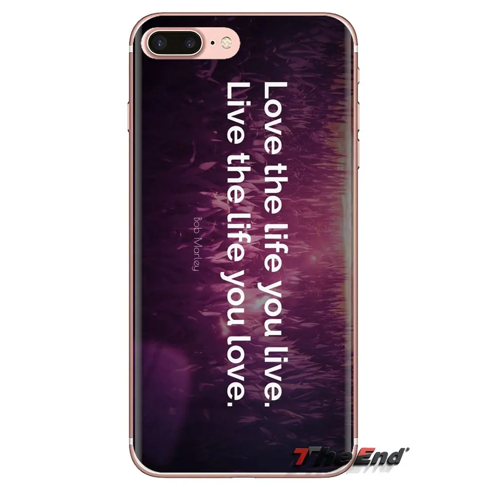 For LG G3 G4 Mini G5 G6 G7 Q6 Q7 Q8 Q9 V10 V20 V30 X Power 2 3 K10 K4 K8 2017 Ocean Live the Life You Love Silicone Shell Covers |