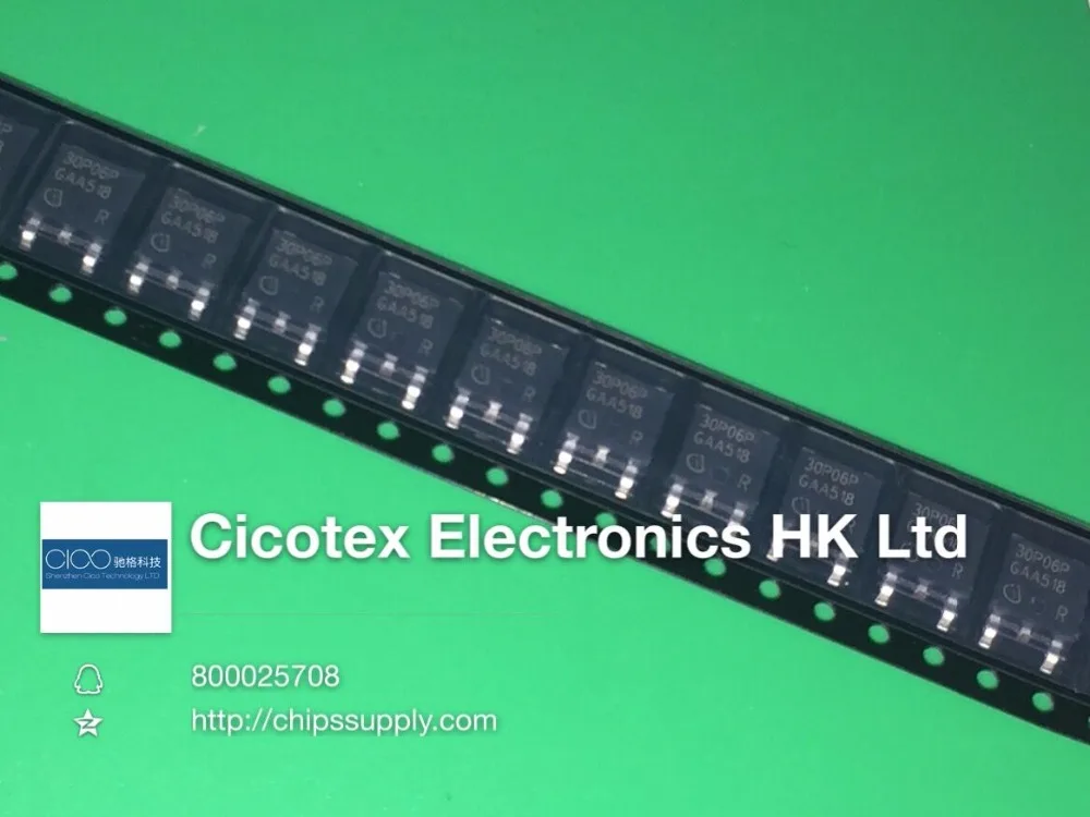 10 шт./лот SPD30P06PG MOSFET 60 в 30 А p06p для P CH 30P06P|Контроллер двигателя| |
