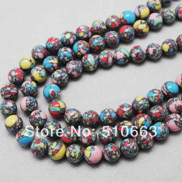 

144 Pieces/Lot,fashion new arrived stone jewelry fittings or components Size: 8mm,