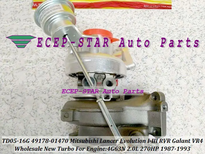 TD05H 16G 49178 01470 Turbo для Mitsubishi Lancer EVO 1 3 Evolution I RVR Galant VR4 1987 93 4G63N 4G63 2.0L 270HP|turbo blower|turbo snaketurbo