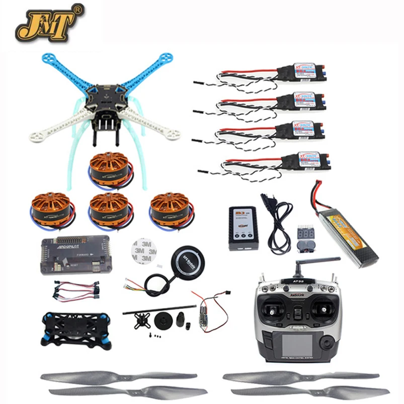 

Дрон JMT, GPS, APM2.8, 500 мм, 11,1 В, 4400 мА · ч, 30 А