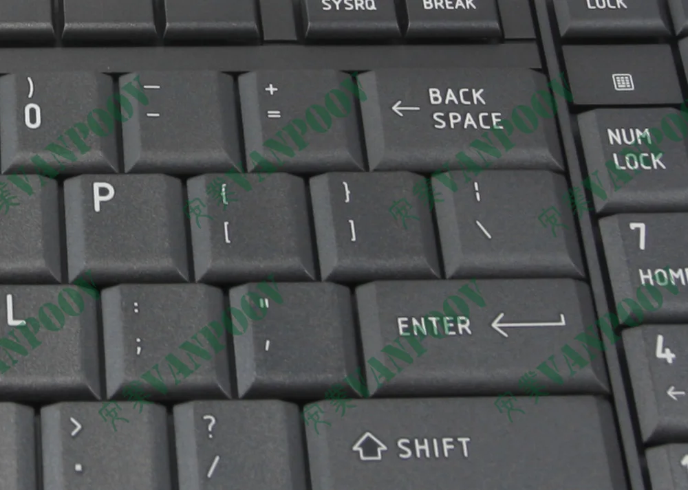 Клавиатура для ноутбука Toshiba Satellite A500 P205 P300 L350 L550 L582 X300 X500 A505 A505D F501 черный V109252AS1 |