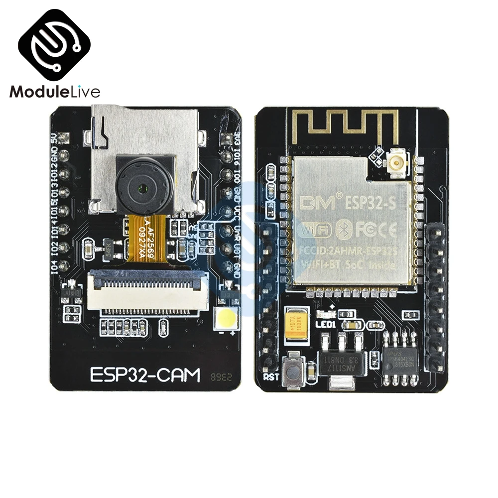 

5PCS OV2640 DC 5V Dual-core 32-bit ESP32-CAM Wireless Bluetooth Module Camera Development Board WiFi ESP32 CPU OV7670