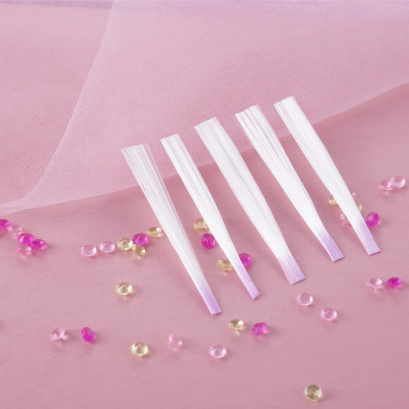 10 шт./упак. качество волокна гвоздь Fibernails акриловые наконечники волокно стекло расширение волокно стекло для ногтей шелковое наращивание