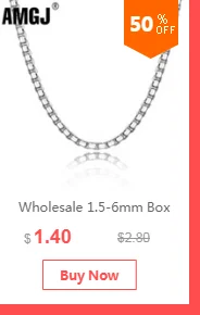 AMGJ 4 Style Stainless Steel Gold Color Round Ball Pendant Necklace Link Chain Necklace Fashion Jewelry for Women or Men