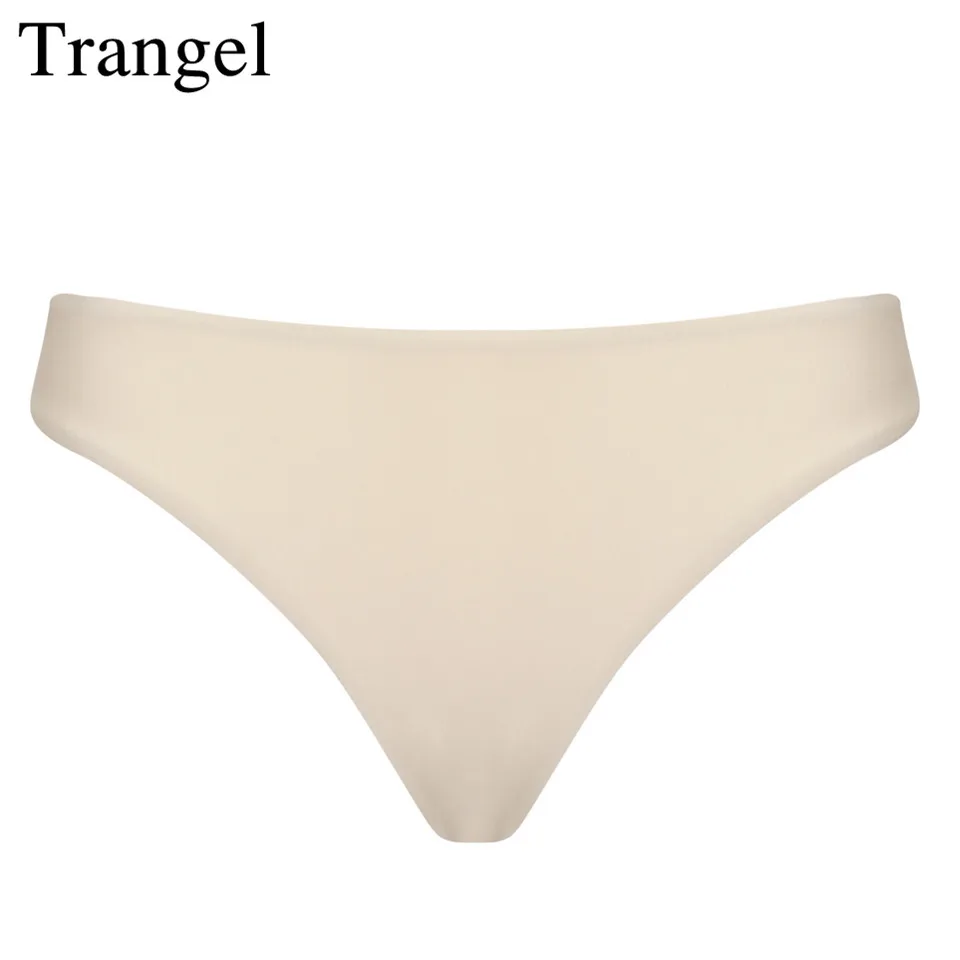 Trangel Новый 2019 Bikini Bottom пикантные однотонные Цвет Плавание шорты одежда женский