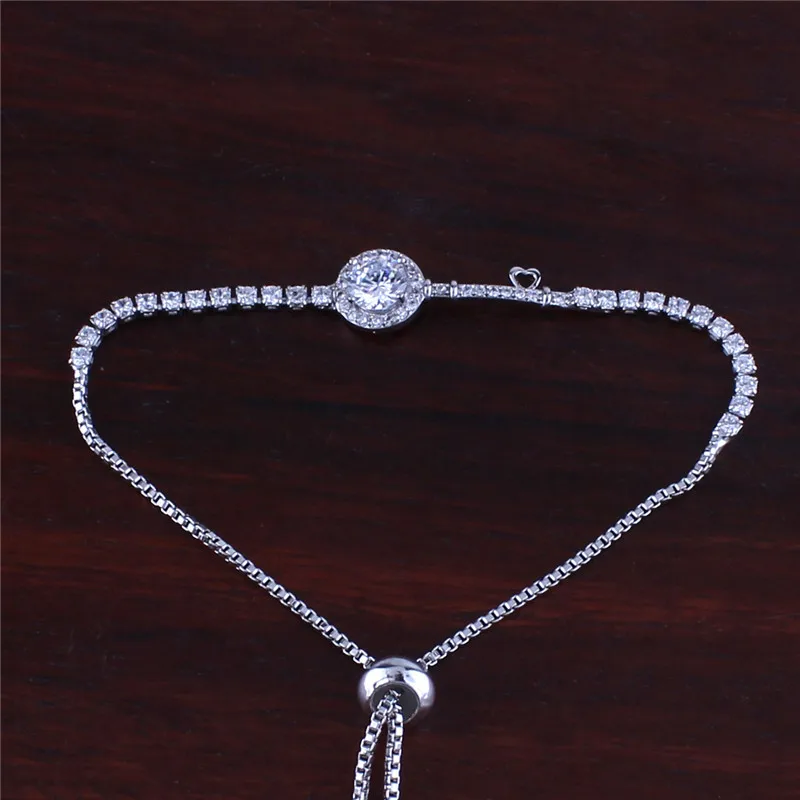 Женский Длинный браслет-цепочка с инкрустацией из фианита AAA | Украшения и