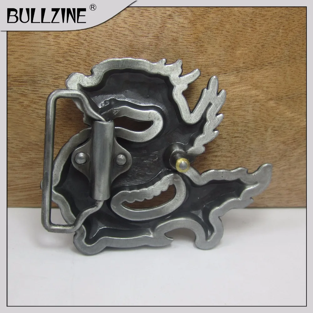 В Bullzine дракон пряжки ремня с оловянной отделкой FP 03018 подходит для детей на