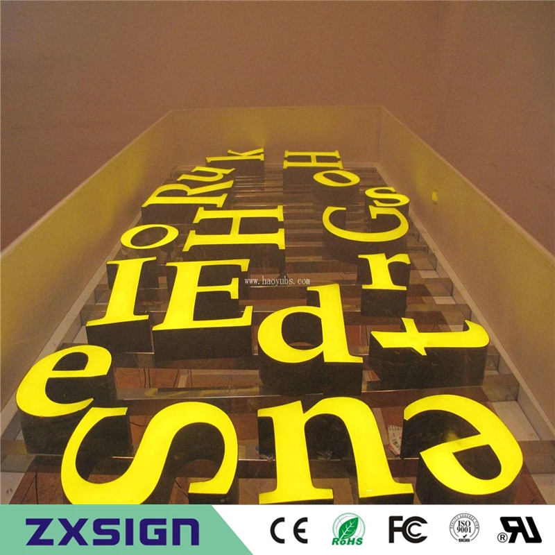 

Factory Outlet Exterior waterproof super high brightness led letter sign, store name sign