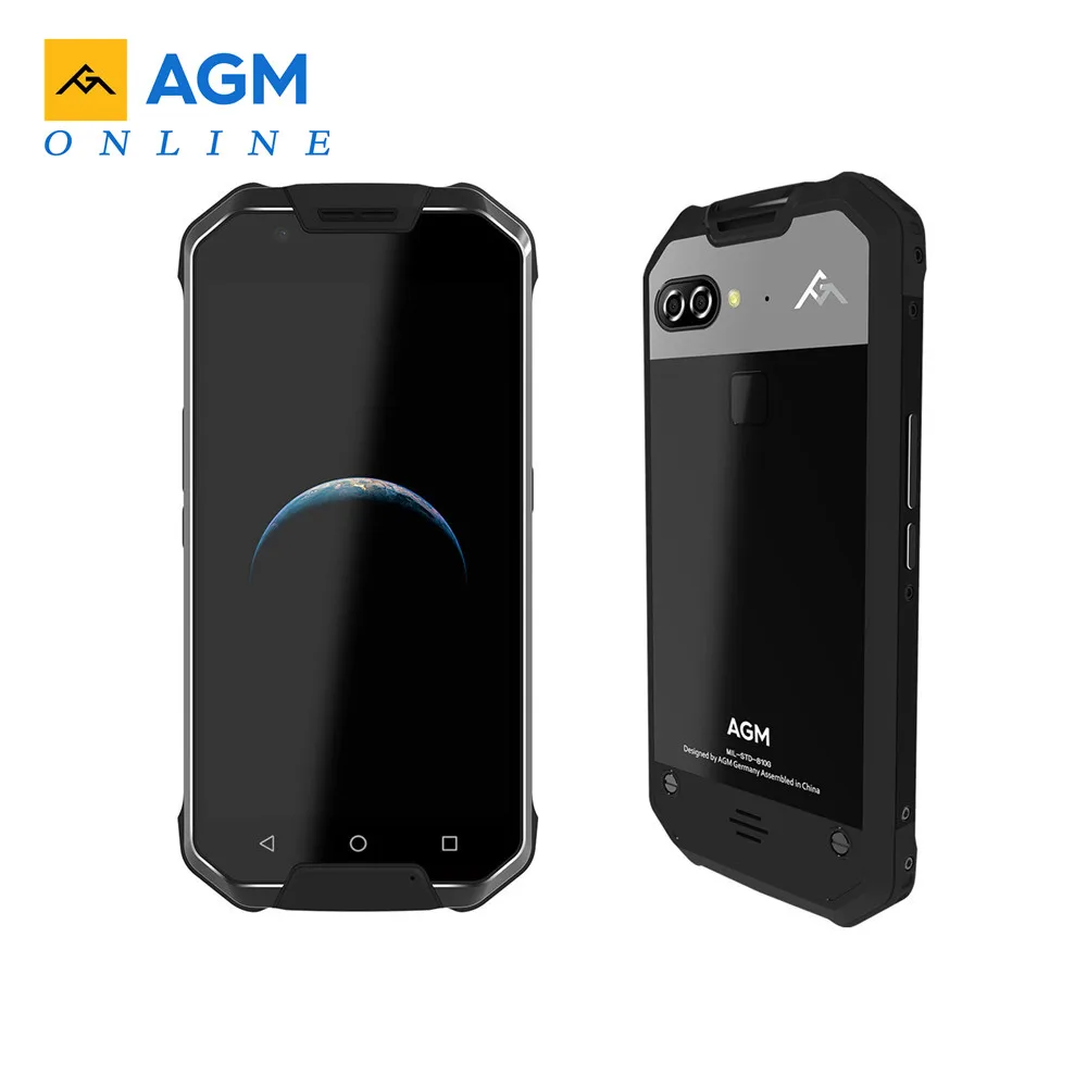 AGM X2 смартфон с 5 дюймовым дисплеем восьмиядерным процессором ОЗУ 6 ГБ ПЗУ 7 0 128 мАч