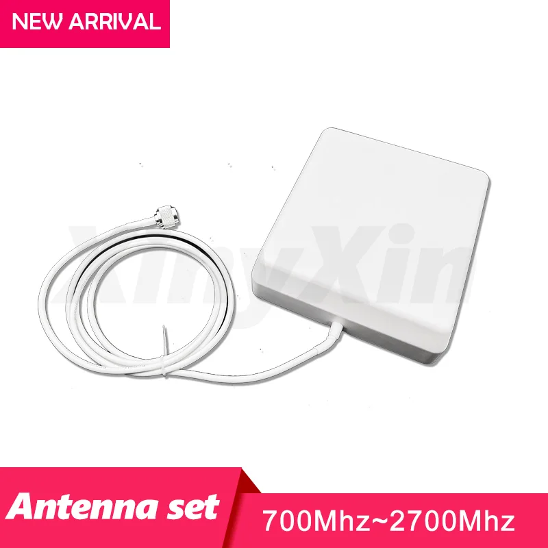 GSM CDMA 3G WCDMA 4G LTE Antenna Set For Signal Booster 10dBi Log Periodic + 8dBi Panel +13 Meters Coaxial Cable | Мобильные