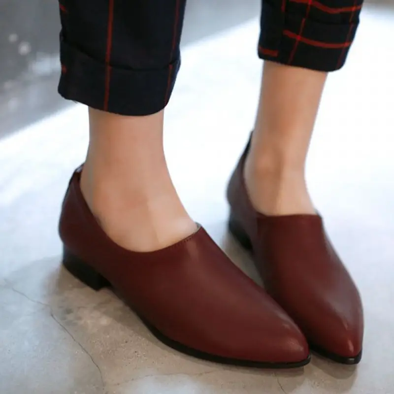 Женские туфли оксфорды из ПУ кожи батальных размеров 1060|oxford shoes for women|oxford shoesoxford