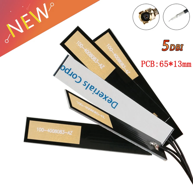 10 шт./лот GSM/GPRS/CDMA 2G 3G 4G Внутренняя антенна 5DBI PCB Встроенная печатная плата 1 13 линия