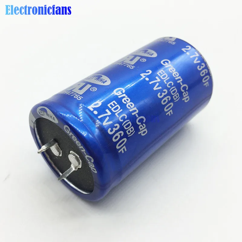 Супер фарад конденсатор 2 7 в 360F 60*35 мм 2.7V360F 60x35 низкая ESR высокочастотный Ultracapacitor