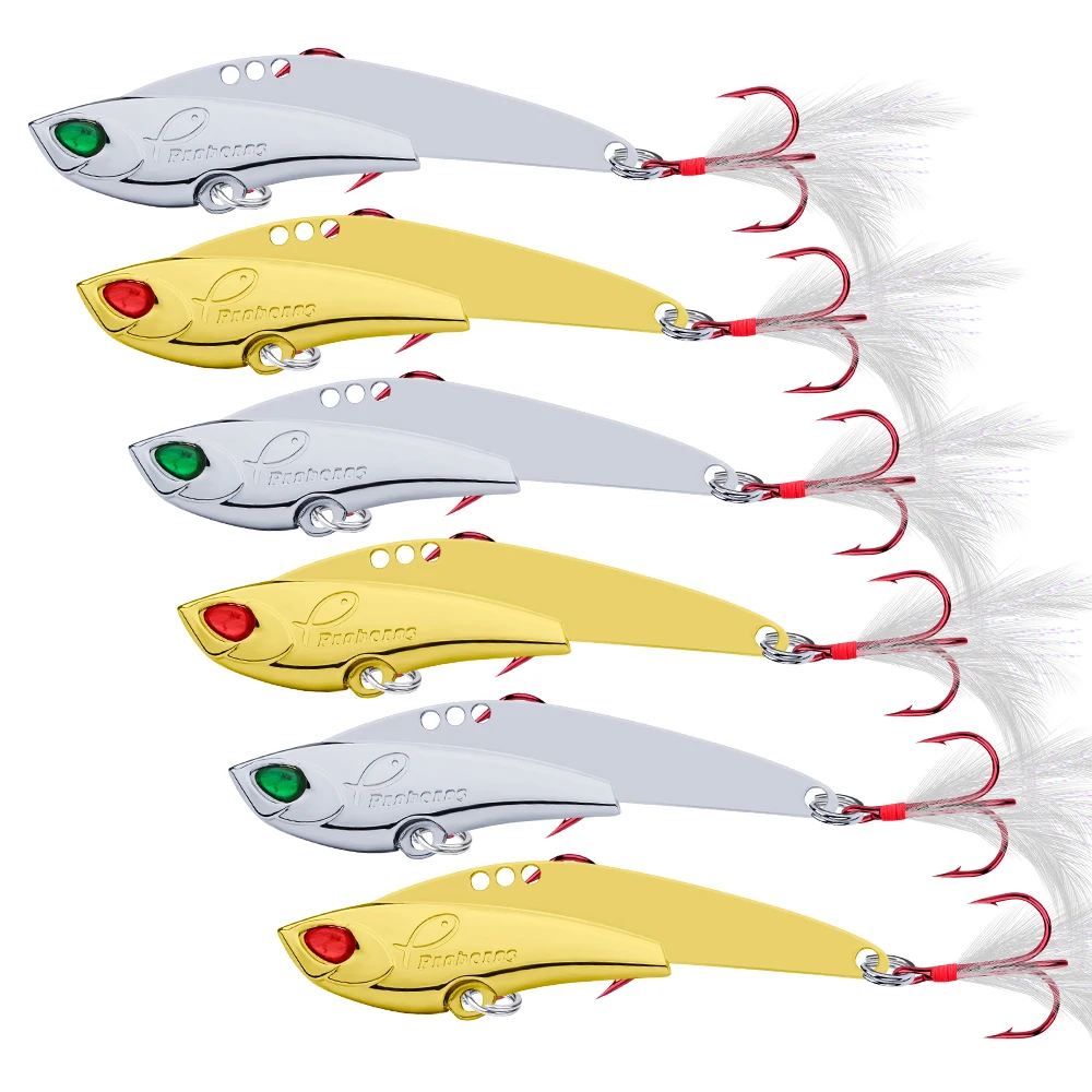 10 шт./лот высококачественная металлическая приманка в виде ложки 2 цвета