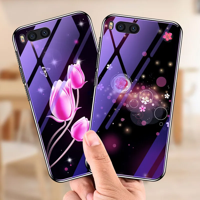 YSW чехол из закаленного стекла для Xiaomi mi 8 SE mi8 Lite покрытие синего света роскошный