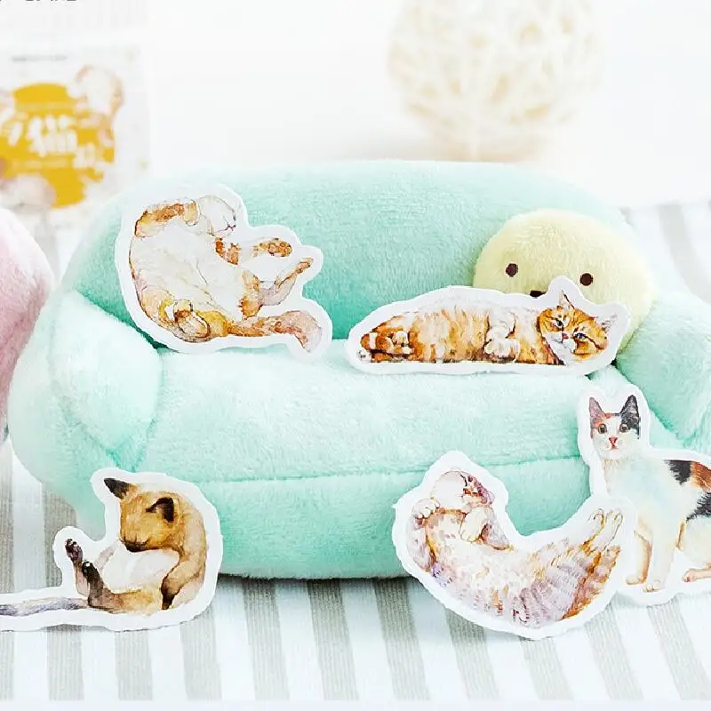 Декоративные наклейки для скрапбукинга 45 шт./лот DIY Kawaii дневник альбом этикетка