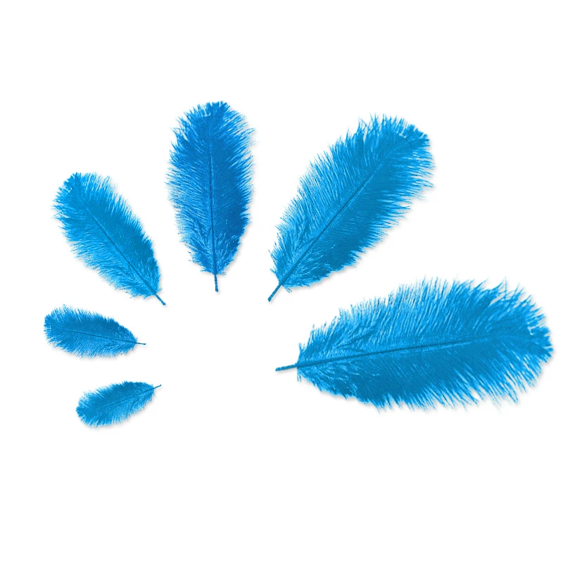 

10pcs 20-22inches(50-55cm) Sky Blue Wholesale Beautiful Ostrich Feathers Party Decoration