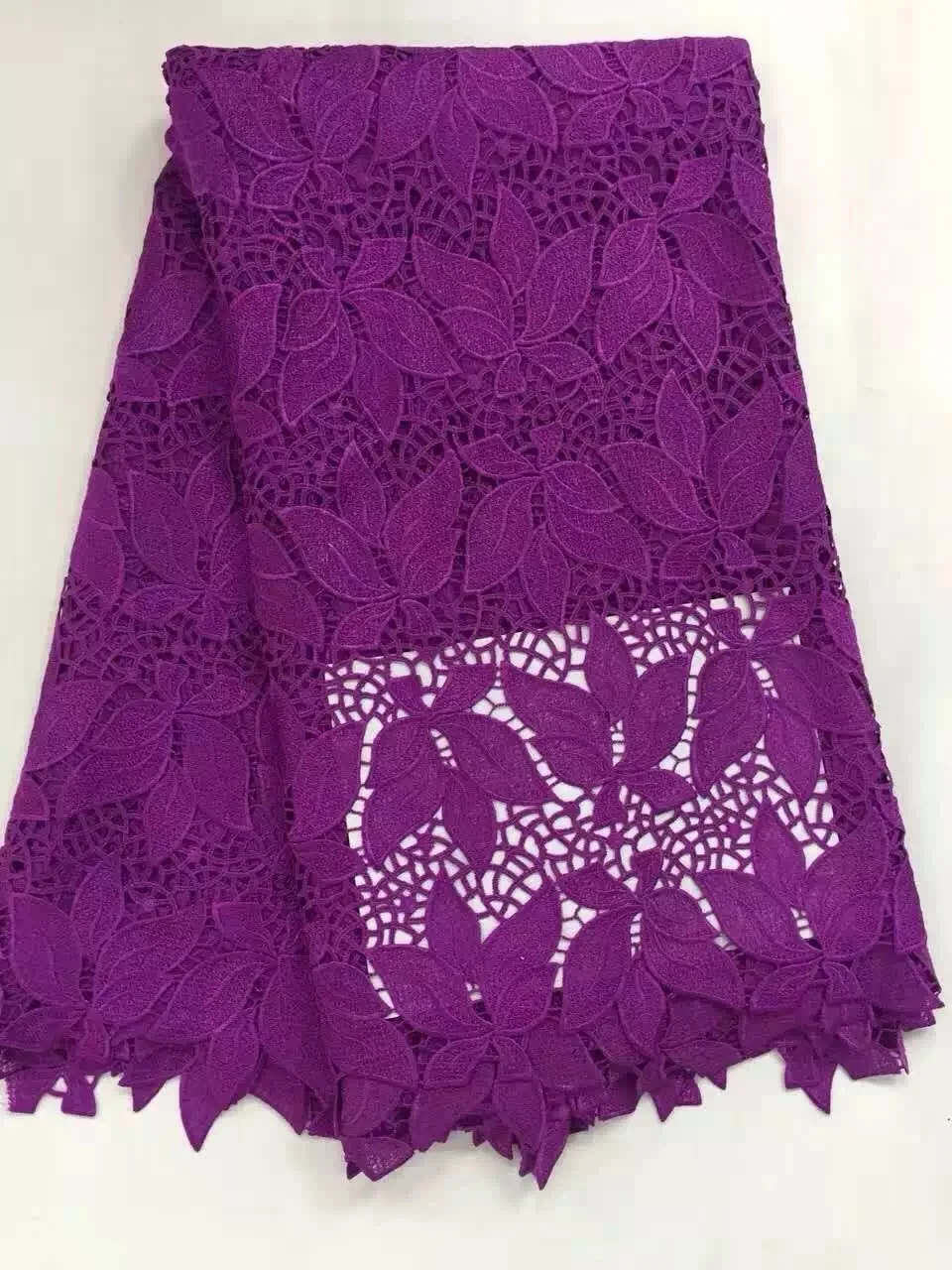 

Latest Blue African French Lace Fabric High Quality guipure lace fabric Embroidered Tulle cord Lace Fabric For Wedding K-R971