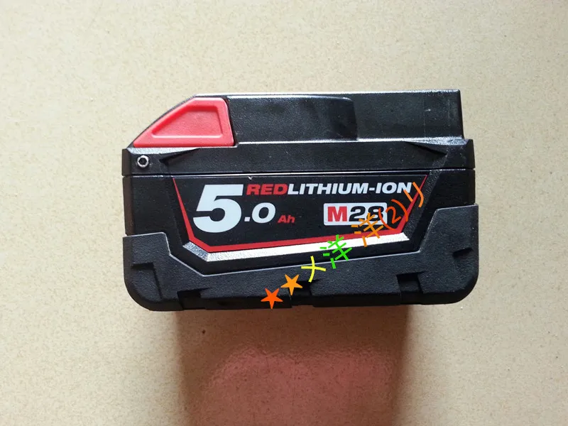 Оригинальная литиевая батарея Milwaukee 28 V meter swatches M28 5.0AH(Подержанные продукты