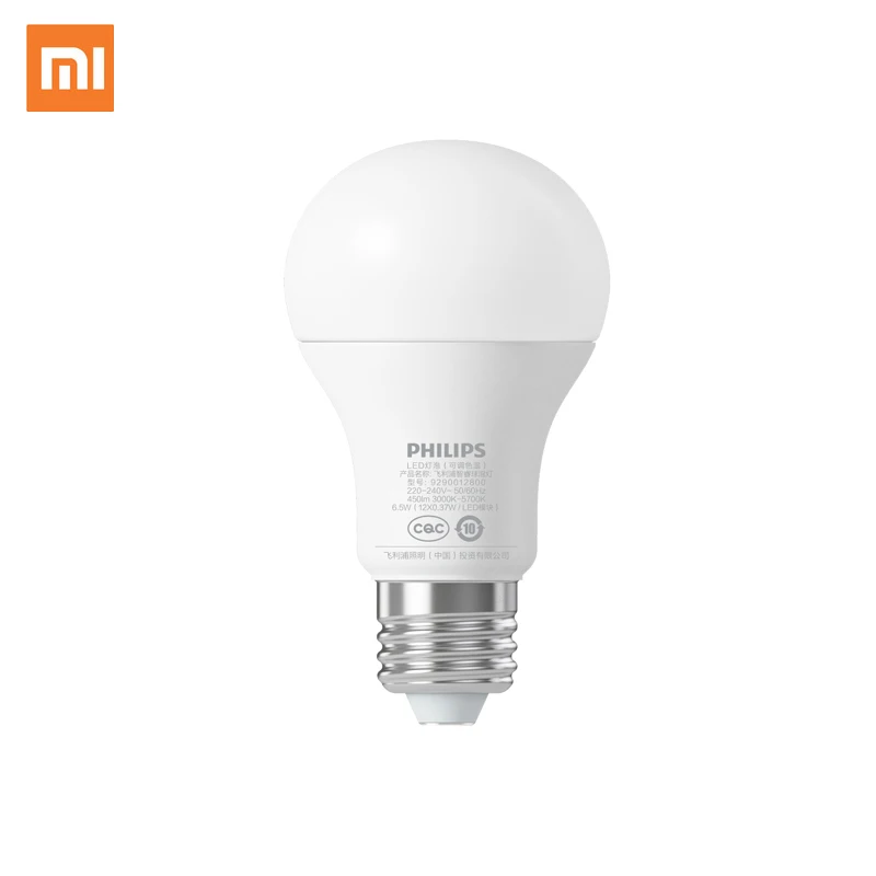 Оригинальный филпс лампы Smart светодиодный Яркость Изменяемая yeelight шар