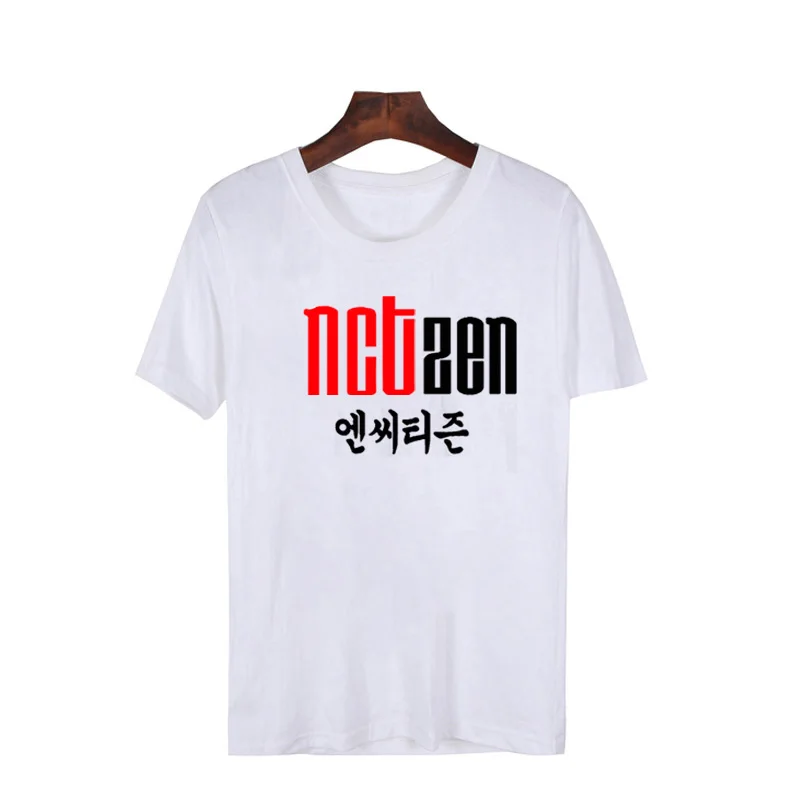 K-Pop NctZen Футболка женская Стильная хлопковая с коротким рукавом Kpop Merch Nct 127 Taeyong