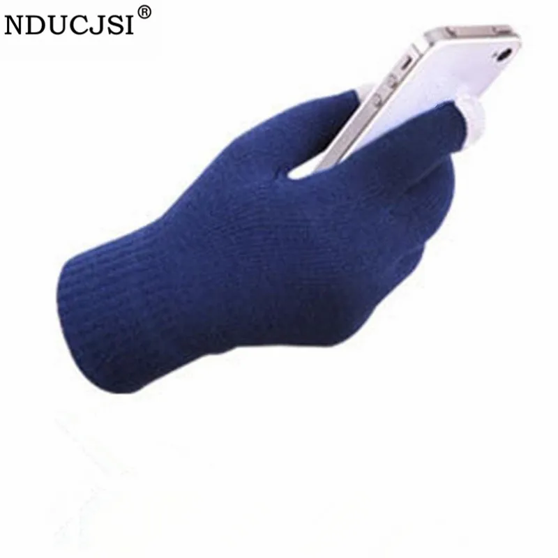 

NDUCJSI Winter Mittens Soft Gloves Touched Screen Gloves Men Women Guantes Windproof Mittens Smartphone Stretchy Mittens New