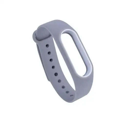 Фиолетовый Сменный ремешок для Xiaomi Mi band 2, регулируемый браслет, мягкий силиконовый ремешок, умный Браслет, наручные часы TSLM1 - Цвет: Фиолетовый