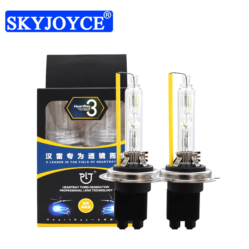 SKYJOYCE 35 Вт оригинальная HID лампа HeartRay 4500K 5500K 6500K H1 H7 H11 HB3 D2H для DLT Hylux балластный