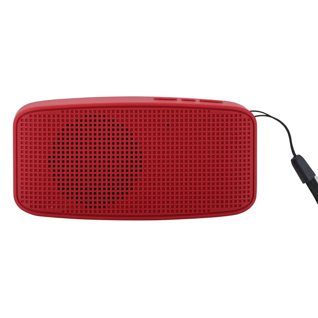 Портативный беспроводной Bluetooth стерео звуковой динамик SD-карта ручной ремешок