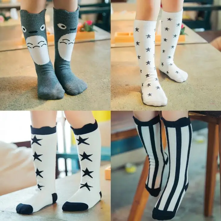 1 пара/лот милые детские гольфы с рисунками животных весенне-осенние От 0 до 6 лет