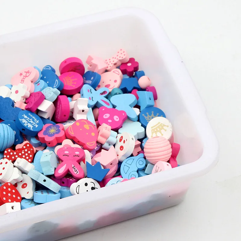 50 шт. деревянные разноцветные бусины|beads for jewelry making|spacer beadswooden beads |