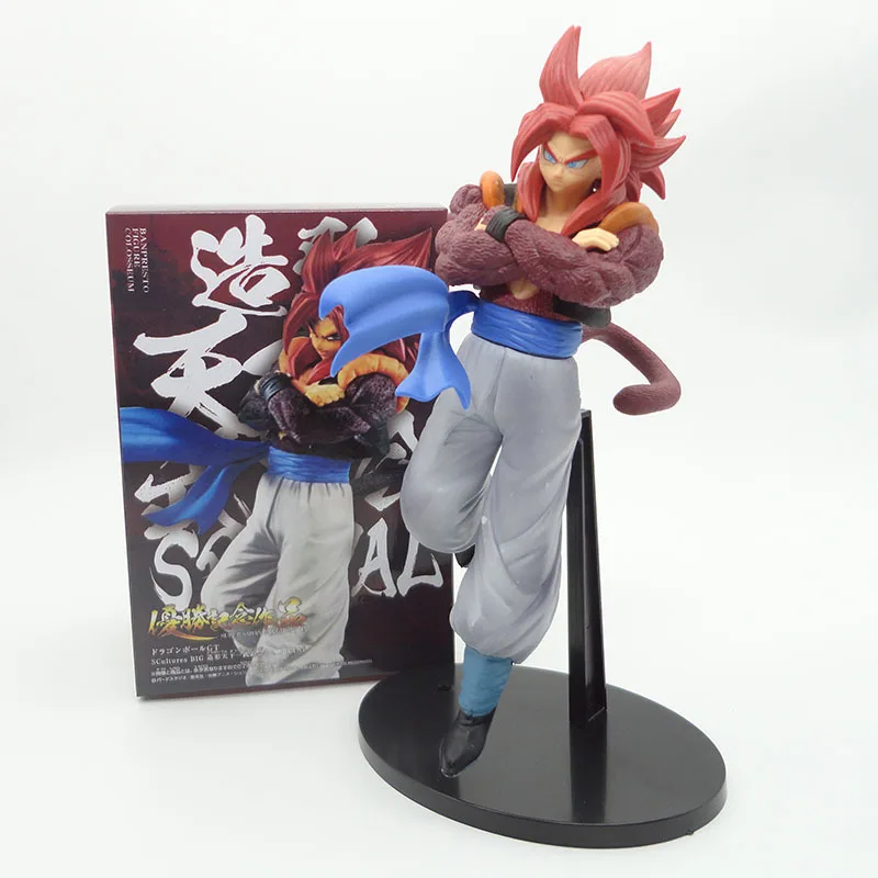 Аниме Фигурка Dragon Ball Super Saiyan 4 Gogeta Vegeta Goku Kakarotto Son ПВХ фигурка модель игрушки