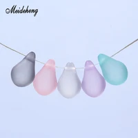 acrylic frosted water drop beads for jewellery making transparent hair decoration antique handmade hair ornament accessory