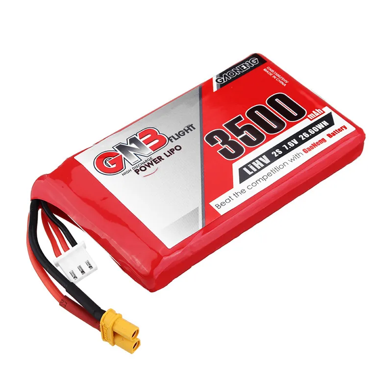 Gaoneng GNB 7 6 В 3500 мАч 2S HV Lipo аккумулятор XT30 разъем для Frysky Taranis QX7 передатчик TX RC модели