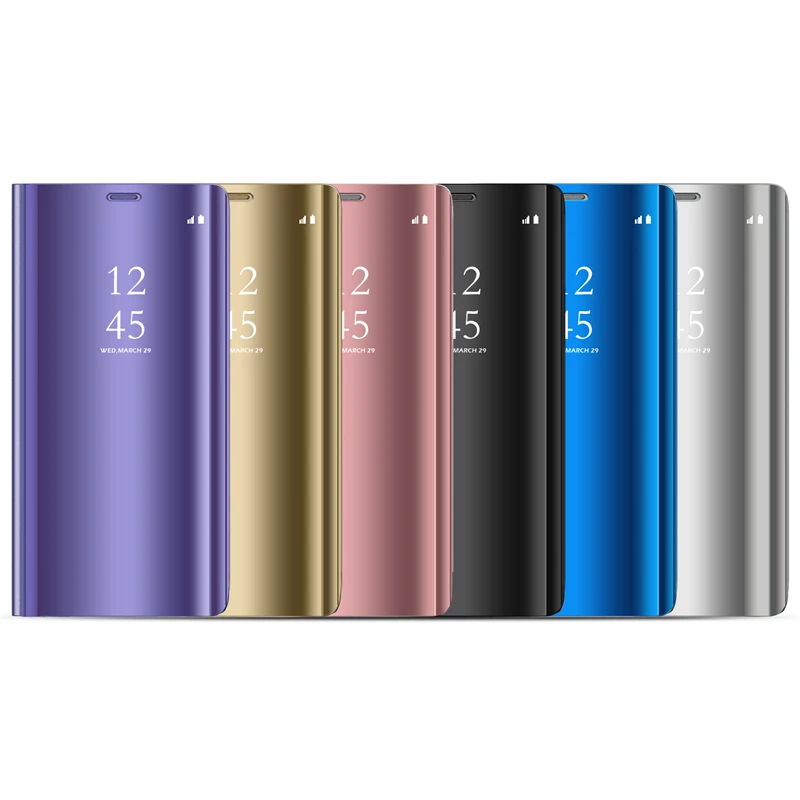 Зеркальный чехол для Huawei P20 P10 P9 P8 Lite 2017 P Smart Plus Nova 2i 3i Y5 Y6 Prime 2018 Mate 20 Honor 7C 7A Pro 8 9 View 10 |