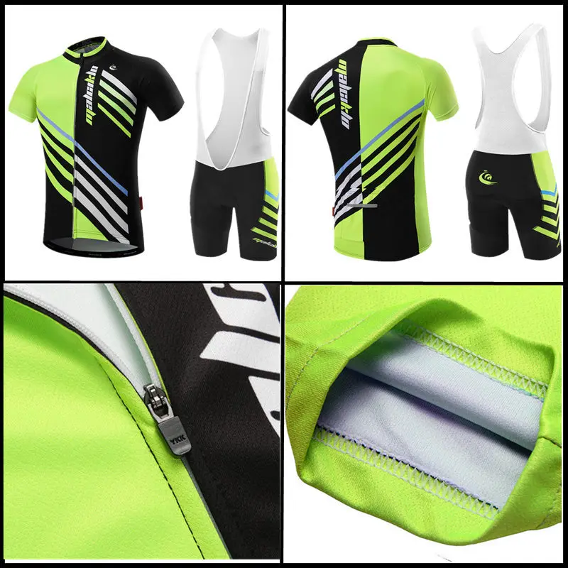 Зеленая веломайка Fluor 2018 Pro Team Ropa Ciclismo Hombre BTM одежда для велоспорта комплекты |