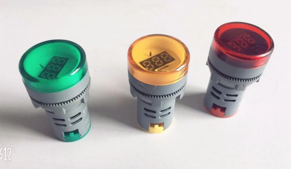 

5PCS Digital Display Indicator Lamp AD16-22DS AD16-22DSV digital display AC voltmeter AC60-500V