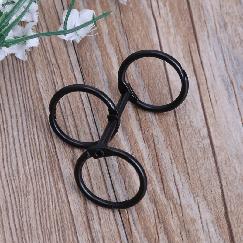 DIY металлический зажим 3 отверстия для колец для тетрадь вкладыш дневник фотоальбом переплет