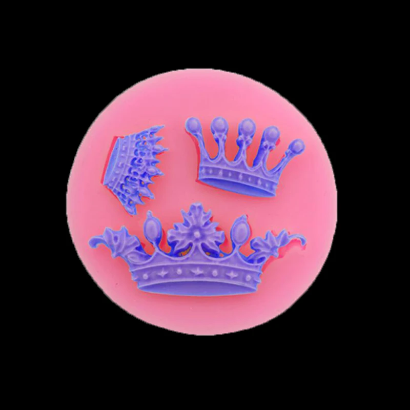 Силиконовая форма для выпечки короны 3d мягкая изготовления конфет шоколадных