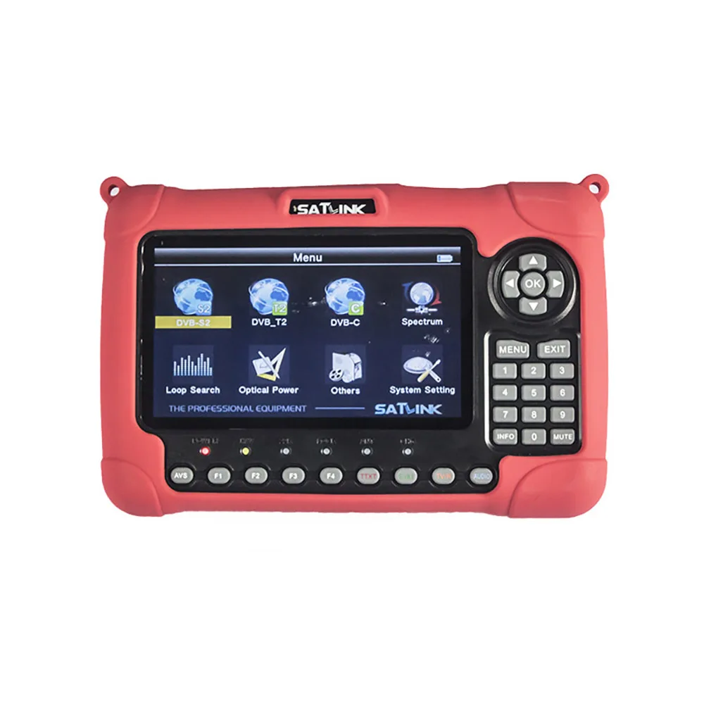 SZ оригинальный Satlink WS 6980 7 дюймовым HD монитором под управлением ЖК дисплей Экран DVB