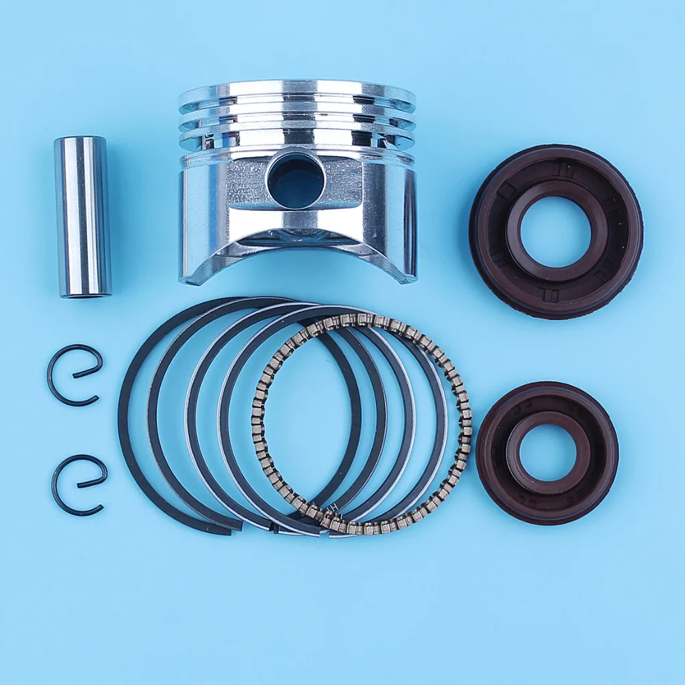 

35mm Piston Ring Oil Seals Kit Fit Honda GX25 GX25N GX25NT FG110 HHT25S Engine Trimmer Brushcutter Mower