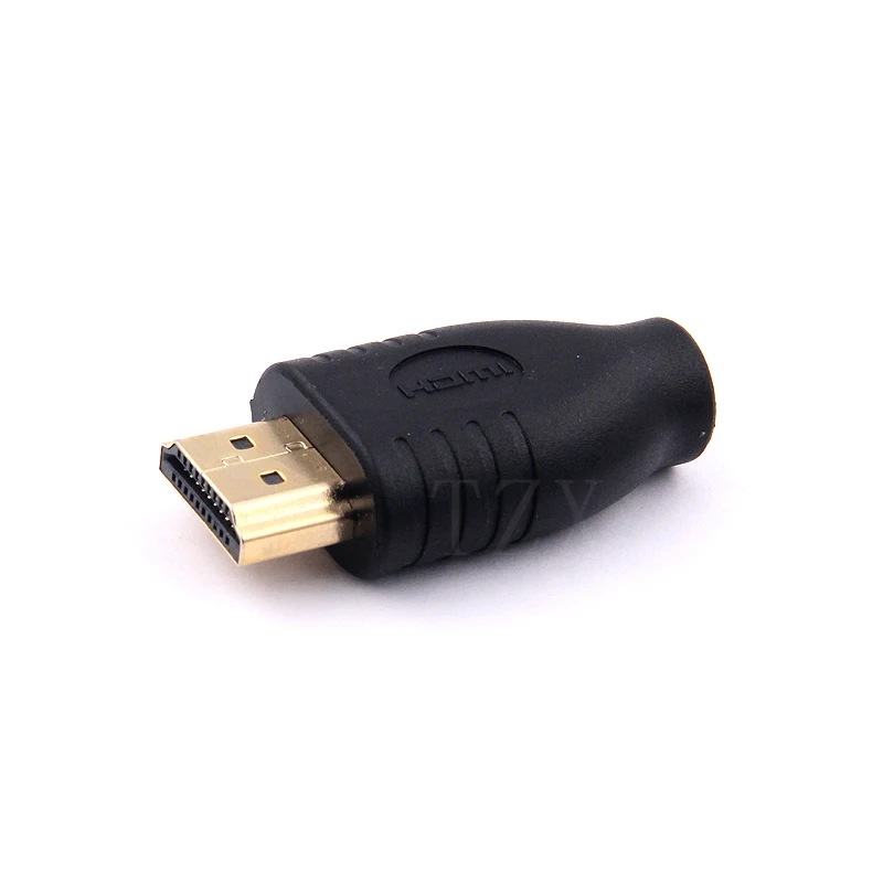 10 шт./лот высокое качество Стандартный HDMI штекер типа A к Micro Тип D гнездо адаптера